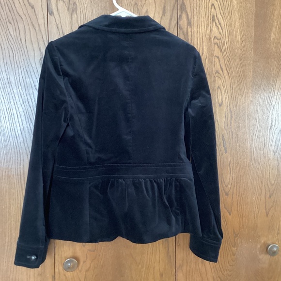 Talbots black velveteen jacket - Picture 2 of 2